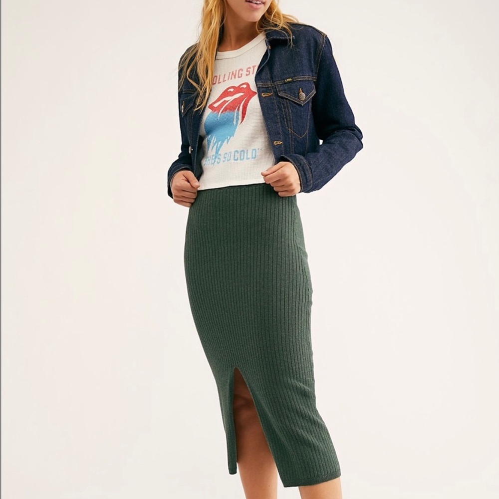 Free People Skyline Midi Skirt